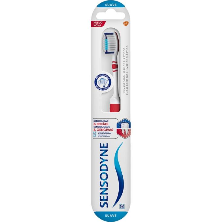 Cepillo de dientes sensibilidad y encias Sensodyne - 1 ud