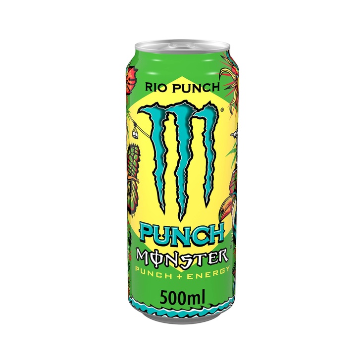  Bebida energética con taurina y ginseng Río Punch - 50 cl