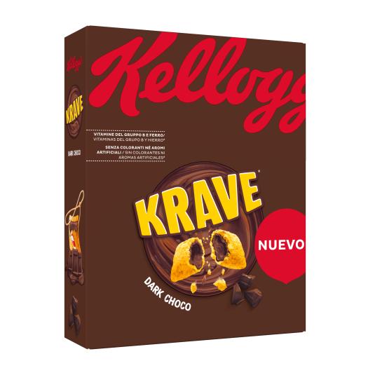 Cereales rellenos de chocolate negro Krave 410g
