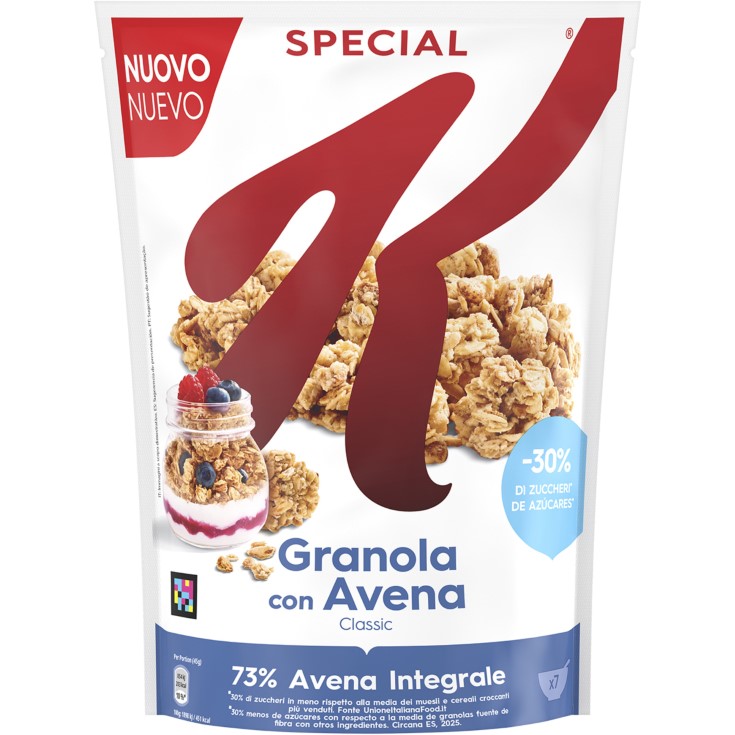 Cereales de granola con avena natural - 320g