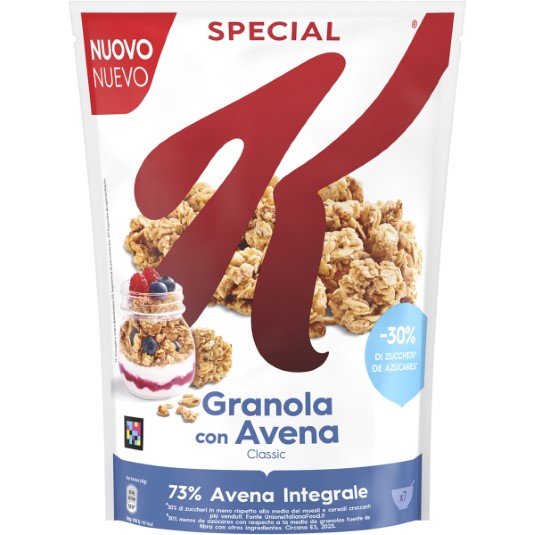 Cereales de granola con avena natural - 320g