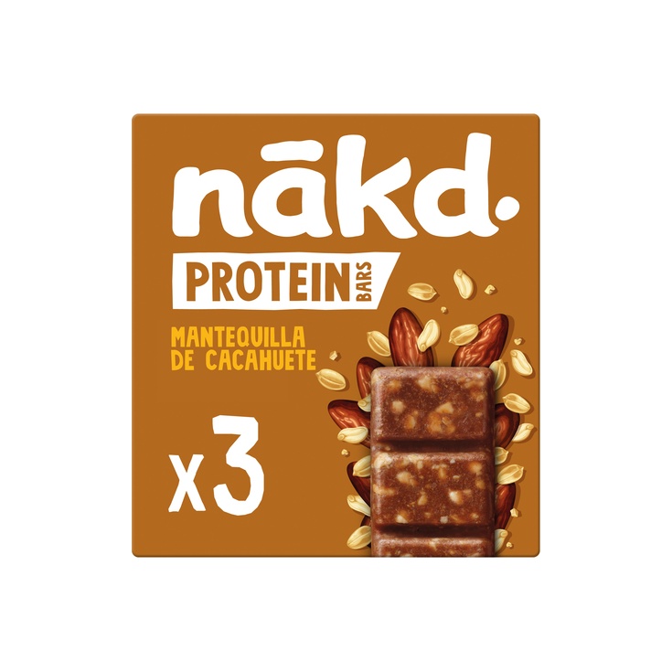 Barritas de proteína con mantequilla de cacahuete
