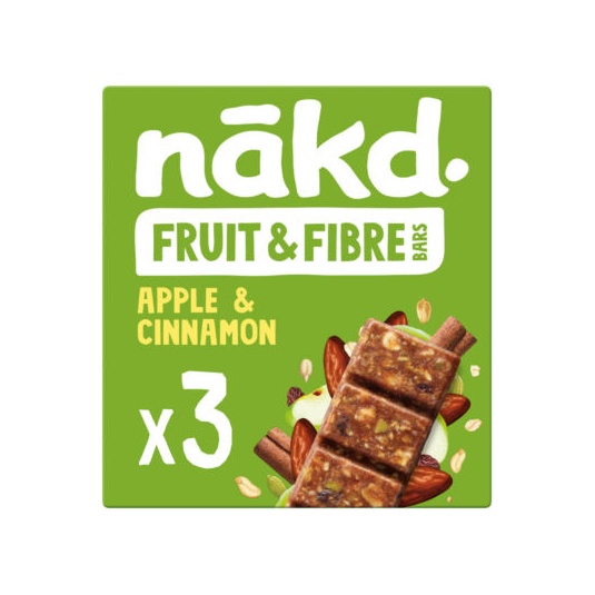 Barritas de proteinas con manzana y canela