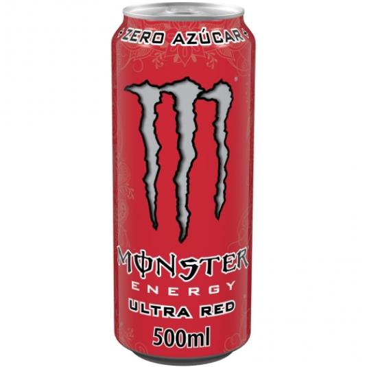 Bebida energética energy ultra red zero - Monster - 50cl