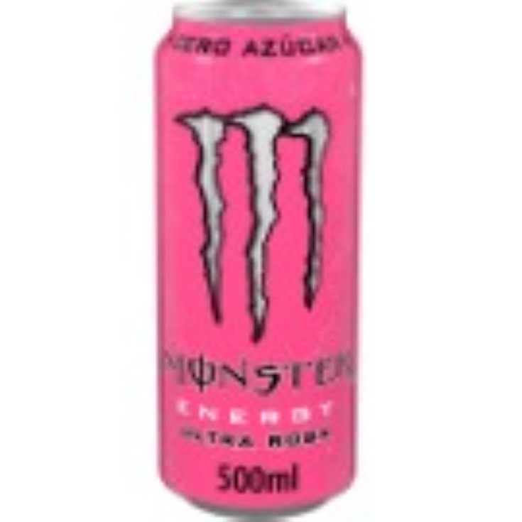 Bebida energética Monster ultra rosa zero azúcar - 50cl