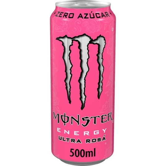 Bebida energética Monster ultra rosa zero azúcar - 50cl