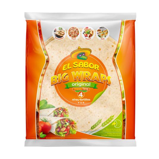 Tortillas de trigo 4 unidades El sabor - 245g