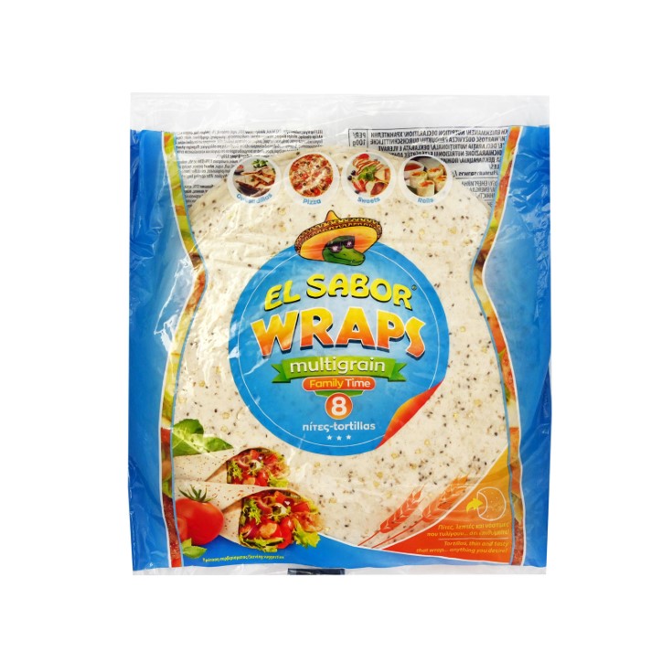 Tortillas multigrano 20cm 