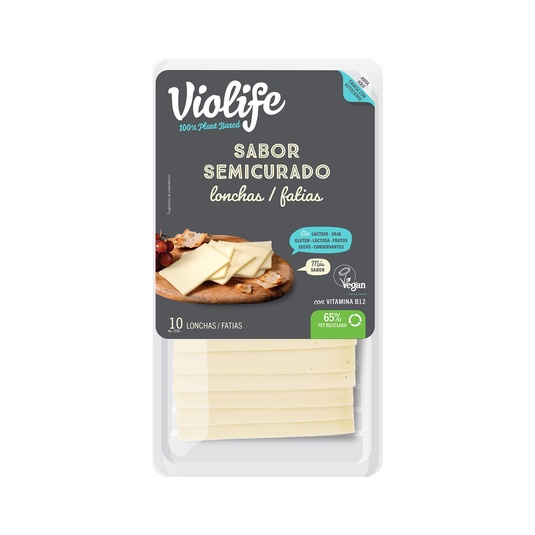 LONCHAS VEGANAS SABOR SEMICURADO SIN GLUTEN Y SIN LACTOSA