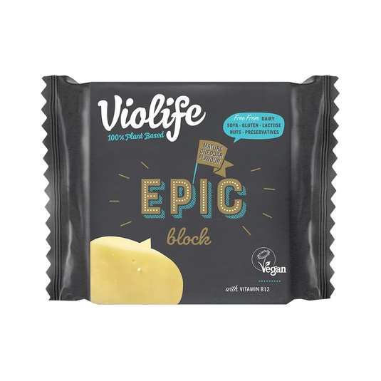 EPIC BLOQUE VEGANO SABOR A CHEDDAR SIN GLUTEN SIN LACTOSA