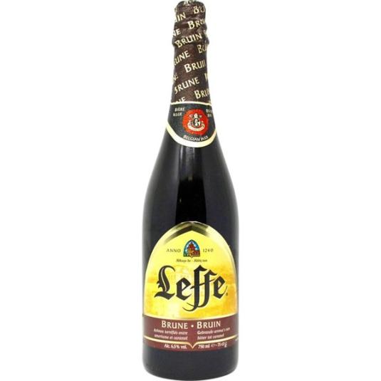 Cerveza belga negra brune - Leffe - 75cl
