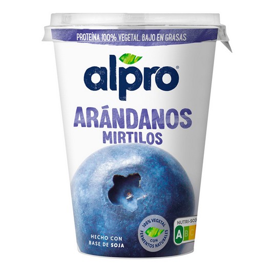 Yogur vegetal de soja con arándanos Alpro - 400g