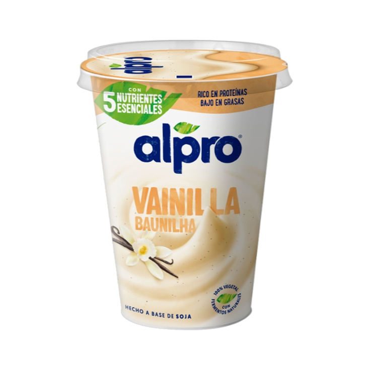 Yogur especialidad vegetal de soja con vainilla 400gr