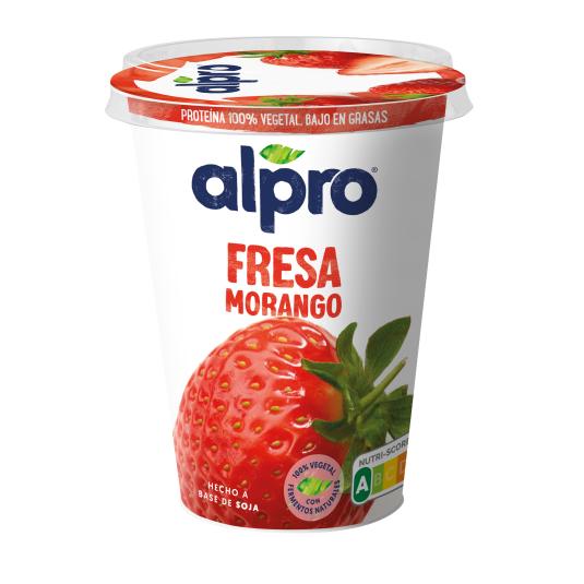 Yogur vegetal de fresa Alpro - 400g