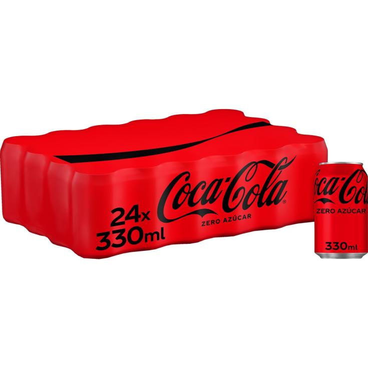 Refresco de cola Zero - Coca-Cola - 24x33cl