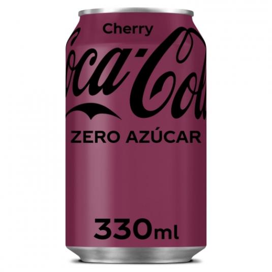 Refresco de cola Zero sabor cereza - Coca-Cola - 33cl