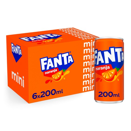 Refresco de naranja Mini - Fanta - 6x20cl