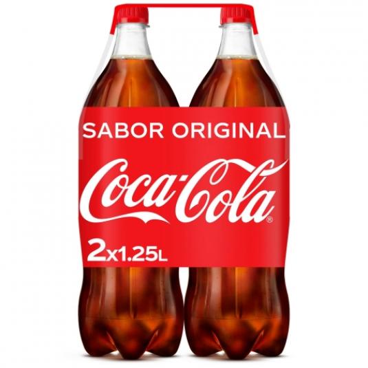 Refresco de cola - Coca-Cola - 2x1,25l