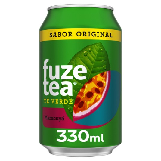 Refresco de té verde con maracuyá Fuze - 33cl