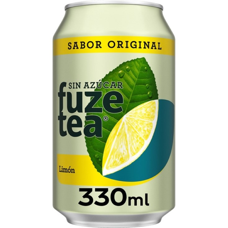 Refresco de té limón sin azúcar Fuze - 33cl