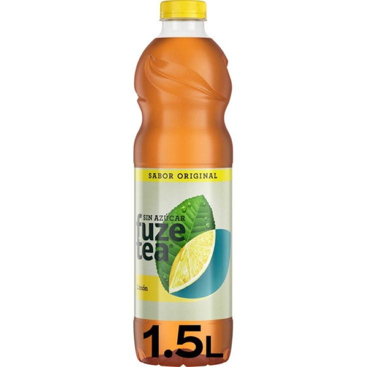 Refresco de té limón sin azúcar Fuze - 1,5l