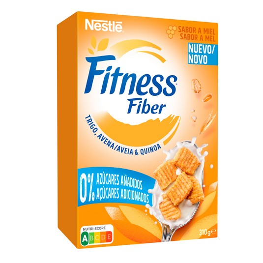 Copos de trigo integral sabor miel - Fitness - 310g