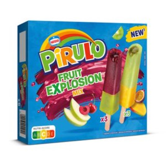 Helado de frutas Pirulo Explosión -6x42ml