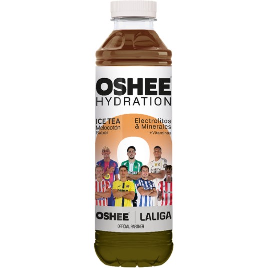 Bebida deportiva de té con melocotón Oshee -555ml