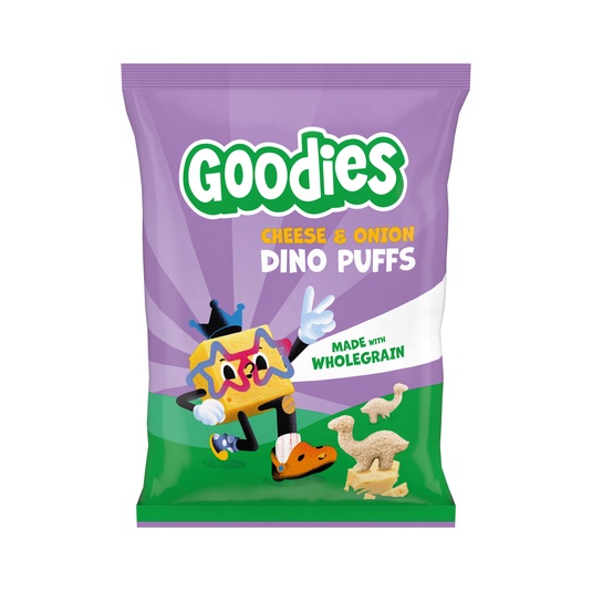Snacks Goodies Kids Dino Puffs Queso Cebolla 30G