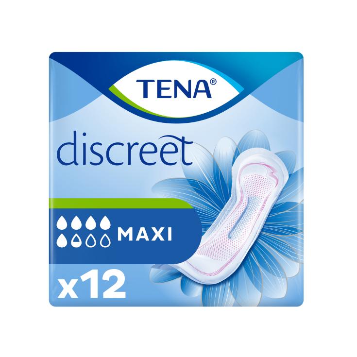 Compresas incontinencia Maxi Discreet - Tena - 12 uds