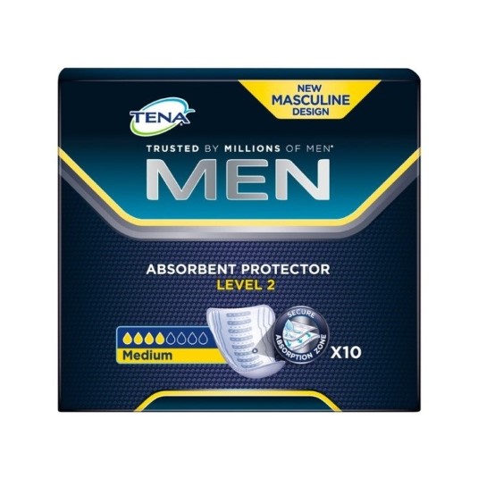 Protector absorbente masculino Tena - 10 uds