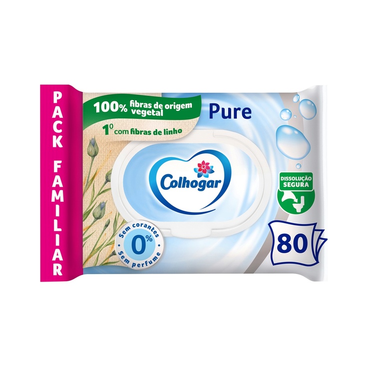 Papel higiénico húmedo -80 uds