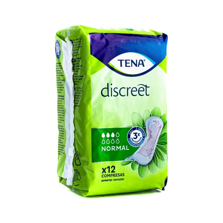 Tena Discreet Normal Compresa 12 Uds