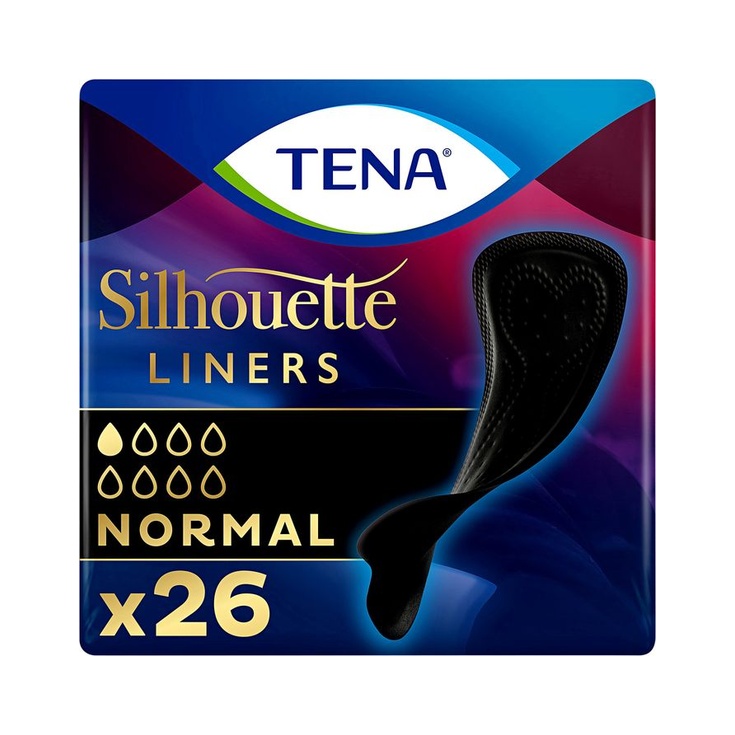 Tena Compresas normales negras, 26 uds