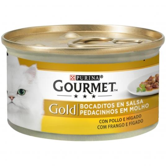 Paté para Gatos Pollo Higado Gold 85g