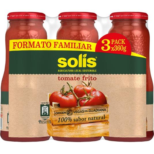 Tomate Frito - Solis - 3x360g
