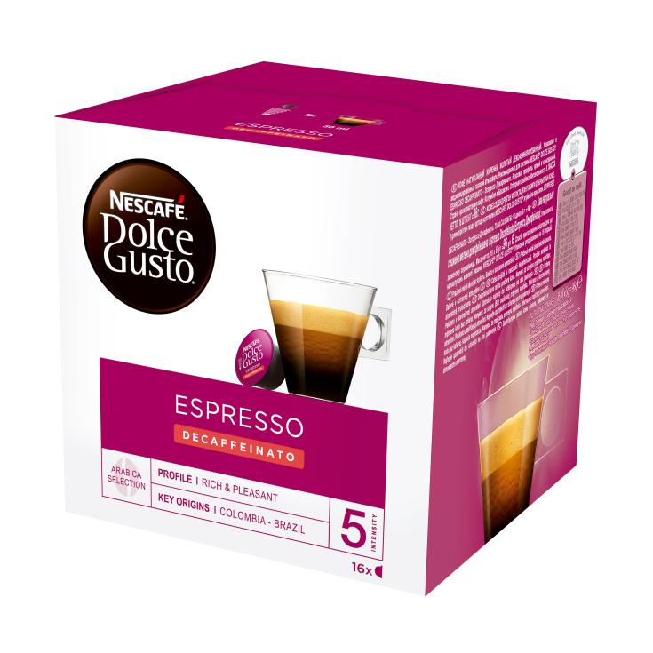 Cápsulas Espresso Descafeinado 16 uds