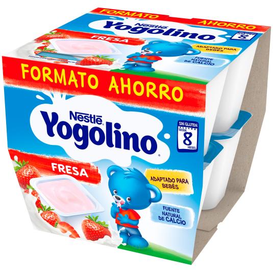 Yogolino de Fresa 8x100g
