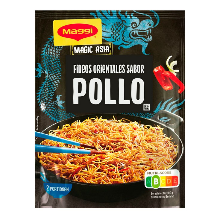 Fideos orientales sabor pollo Asia - Maggi - 121g