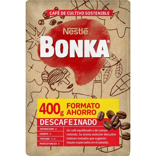 Café Molido Descafeinado - Bonka - 400g