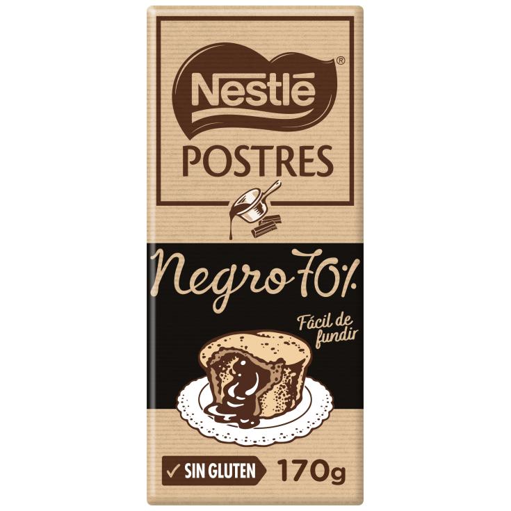 Chocolate Negro 70% Postres 170g