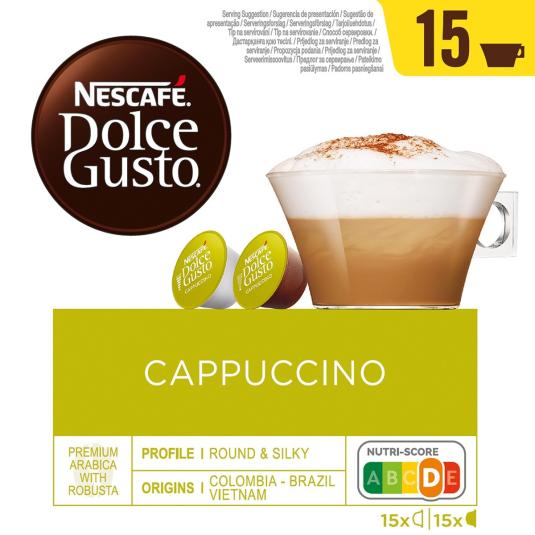Café Cápsulas Capuccino Premium Dolce gusto - 15 uds