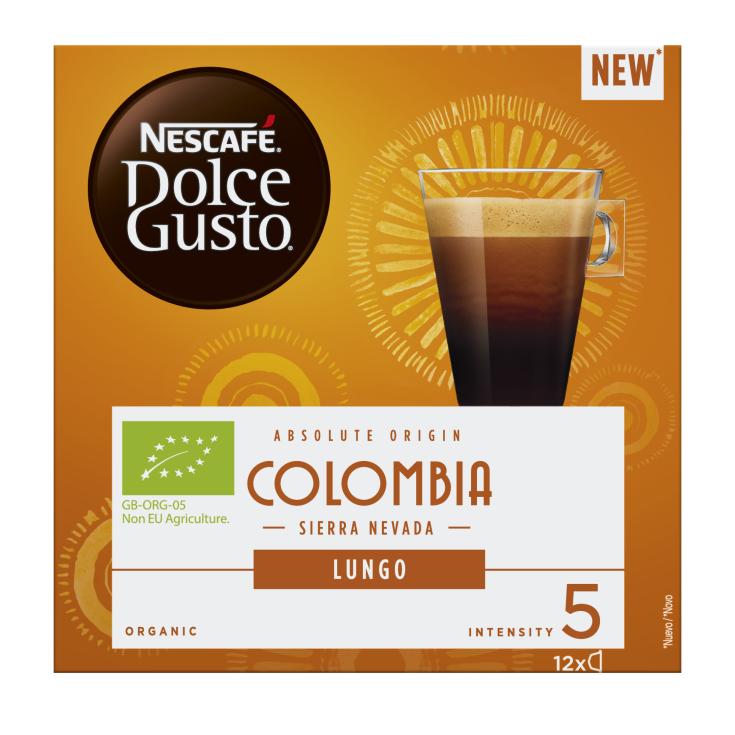Café cápsulas Lungo Colombia - Dolce Gusto - 12 uds