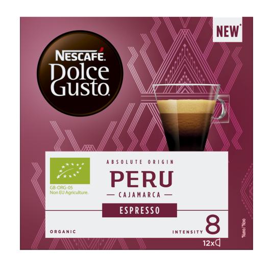 Café cápsulas Espresso Peru - Dolce Gusto - 12 uds