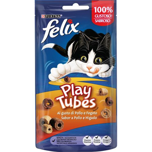 Snacks para gatos con pollo e hígado en envase de 50 g