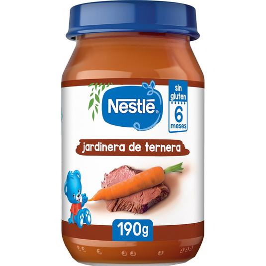 Tarrito de jardinera de ternera sin gluten