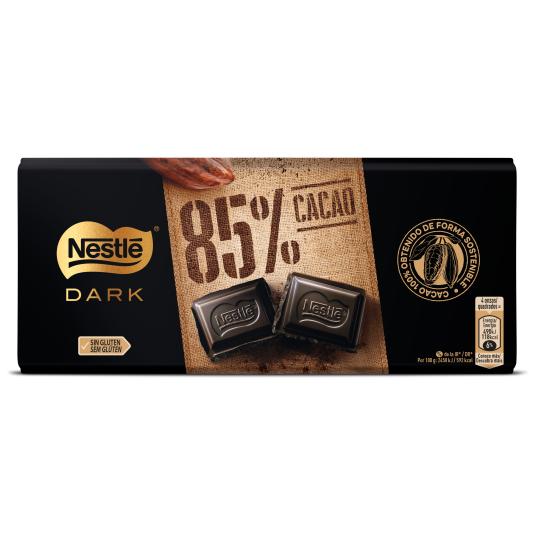 Chocolate negro 85% cacao Dark 120g