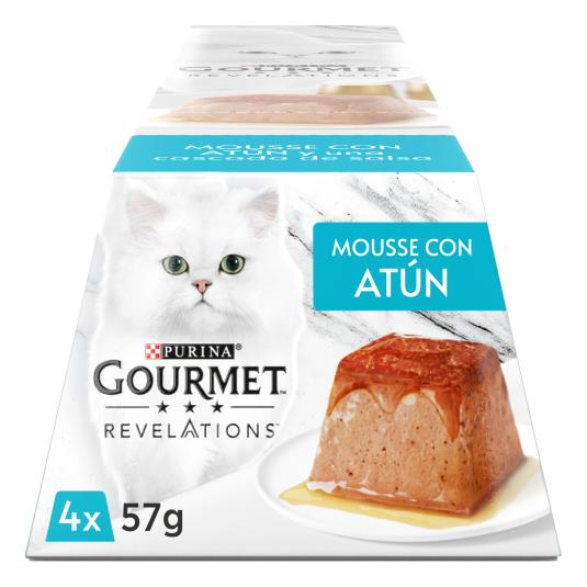 Mousse de atún Revelations Purina gourmet 4x75g