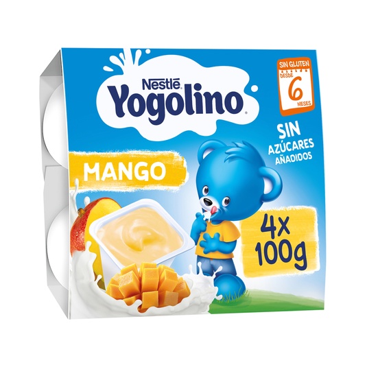 Yogolino Sin Azúcar Añadido Mango