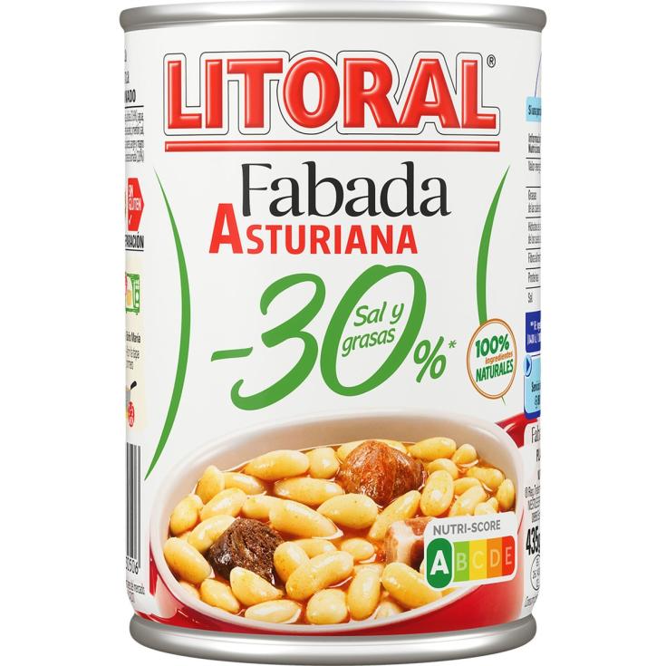 Fabada asturiana -30% sal y grasa - Litoral - 420g